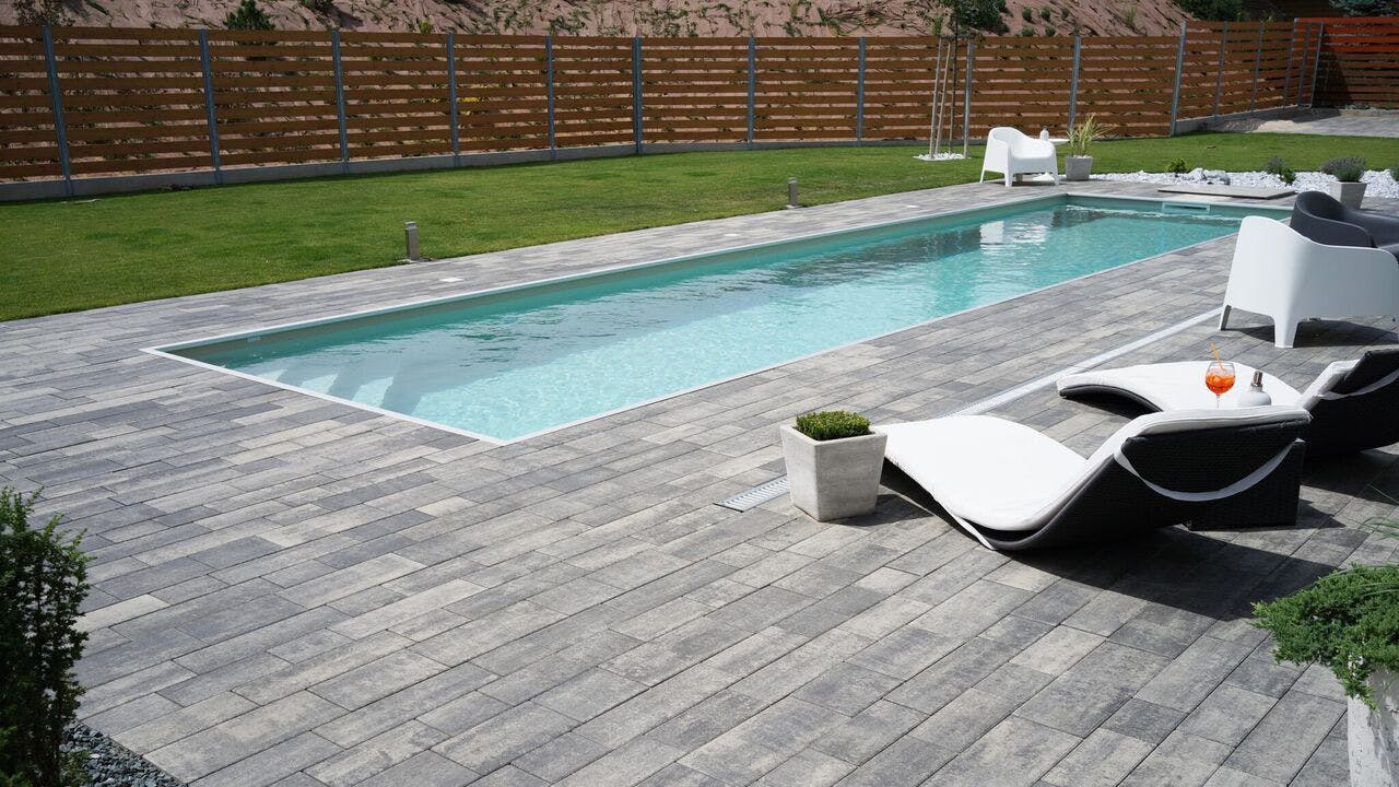 Пример бетонного бассейна